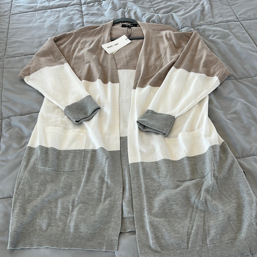 Oversized cozy cardigan